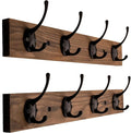 Coat Hooks Wall Mounted, Wooden Hat Rack by VERTORGAN