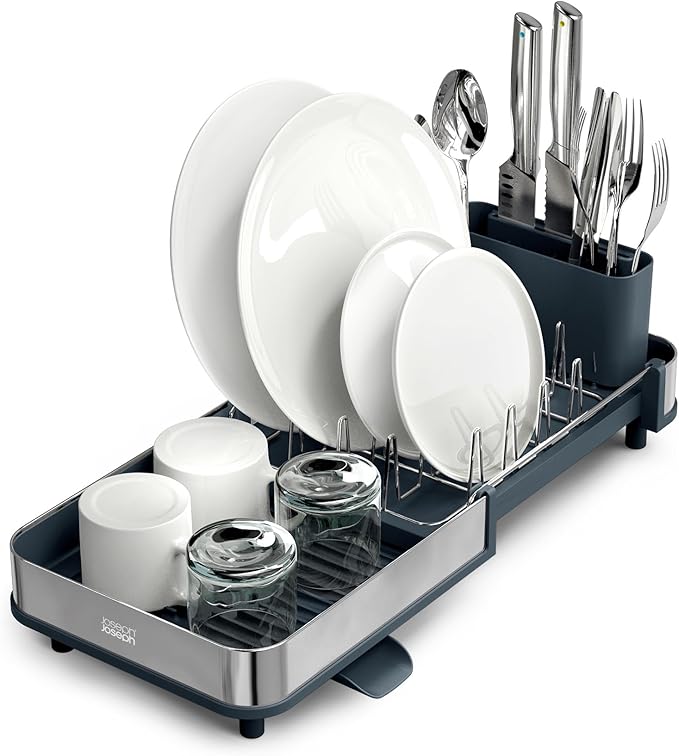 Joseph Joseph Extend Slim Steel Expandable Dish Drying Rack by JosephJoseph