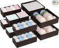 DIMJ Drawer Organizer Clothes, 12 Pack Underwear Organizer, Foldable Closet by DiMJ