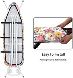 Flower Ironing Board Cover Stain Resistant Over The Door Ironing Board Cover - Image 4