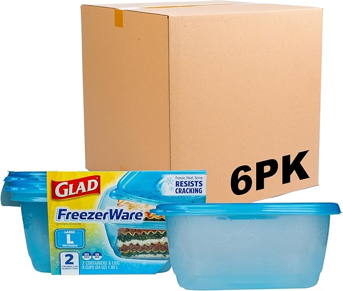 Glad GladWare Freezerware Food Storage Containers by GladTrashFoodStorage