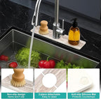 Small Diatomite Kitchen Sink Faucet Mat Water Absorbing Stone Tray Quick Drying - Image 5
