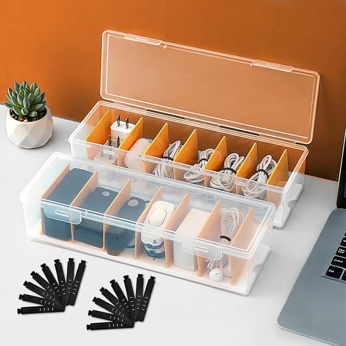 Charger Organizer, Cable Cord Organizer Box by Unknown