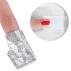BTYMS 400 Pcs Gel Nail Polish Remover Wraps Nail Foil Wraps Soak Off Cotton - Image 5