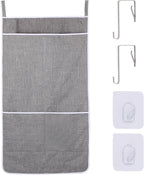 XL Hanging Laundry Hamper Bag, Door Hanging Hamper - Image 9