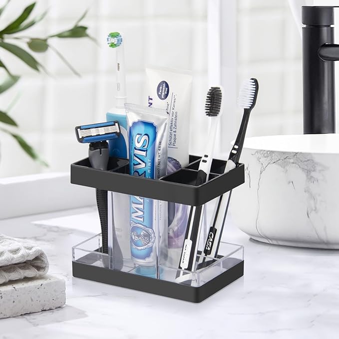 Toothbrush Holders for Bathrooms Countertop Organizer - Image 2