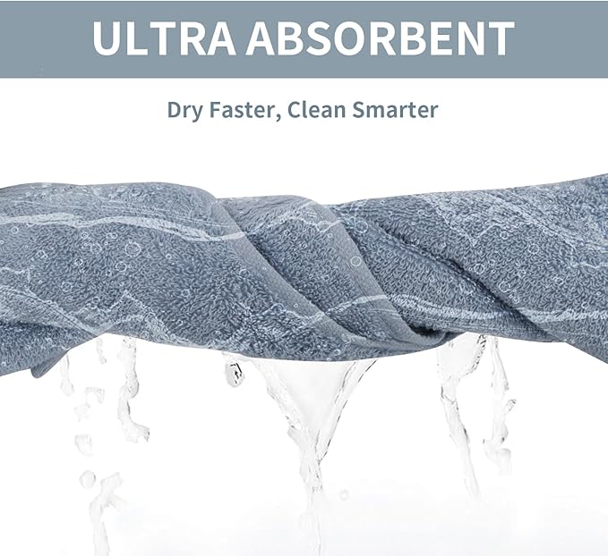 3 Pack 100% Cotton Wash Cloth, 13x29 Inch Highly Absorbent and Soft Feel - Image 5