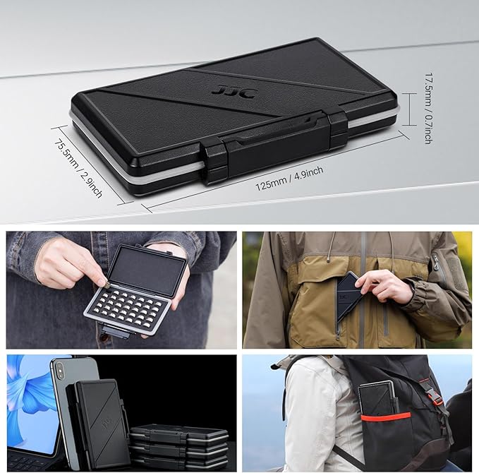 LR44 Size 675 Battery Case Holder, Water-Resistant Compact Button Coin Cell - Image 4