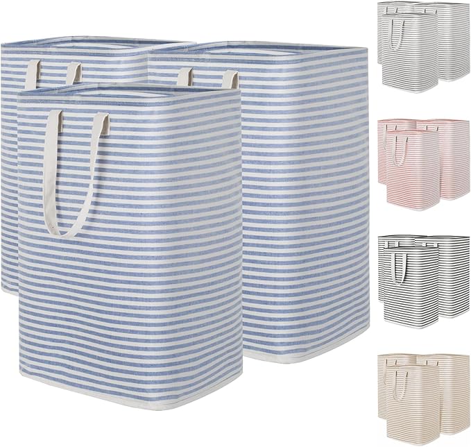 Lifewit 3 Pack Laundry Hamper Large Collapsible Laundry Baskets, Freestanding by Lifewit