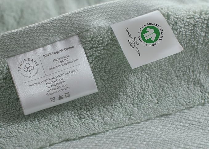 Fabdreams 100% Organic Cotton Bath Sheet Set of 2 700 GSM Oversized Towels - Image 7