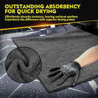 HOMEXCEL Car Drying Towels, 2 Pack Professional Microfiber Towels - Image 4