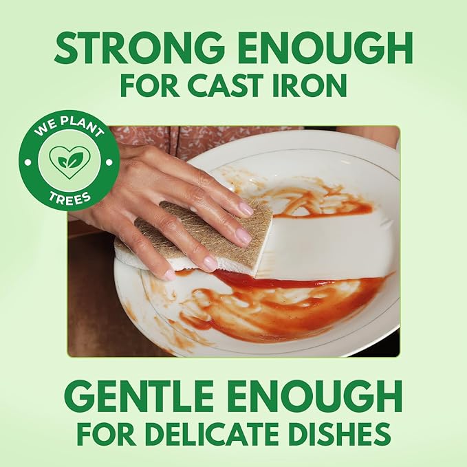 Biodegradable Natural Kitchen Sponge - Image 5