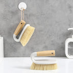 Wooden Handled Brush, Stiff Bristle Gravity Cleaning Brush - Image 6