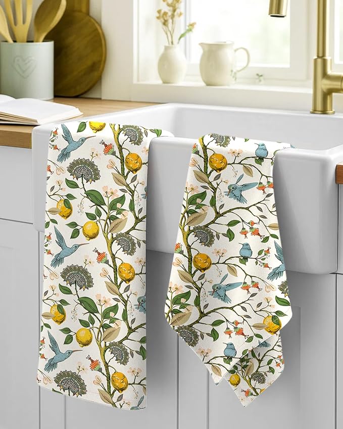 Flour Sack Kitchen Towels Set of 2-18x26 Cotton Dish Towels - Image 2