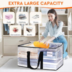 HomeHacks Clear Moving Bags Heavy Duty 10 Pack, Storage Bags - Image 3
