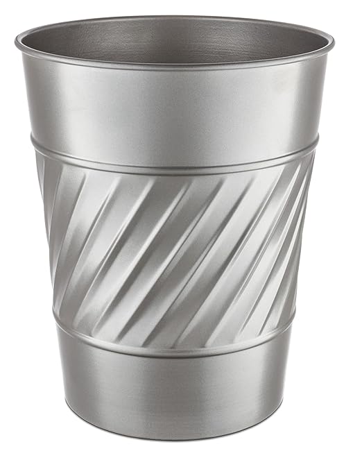 Monarch Abode Metal Bathroom Trash Can – Waste Basket by MonarchAbode