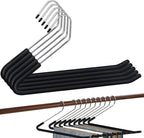 Spring Fever Open Ended Non Slip Sponge Padded Pants Hangers by SpringFever