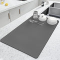 LOPNUR Kitchen Dish Drying Mat, Super Absorbent Dish Drying Pad, Diatomite by LOPNUR