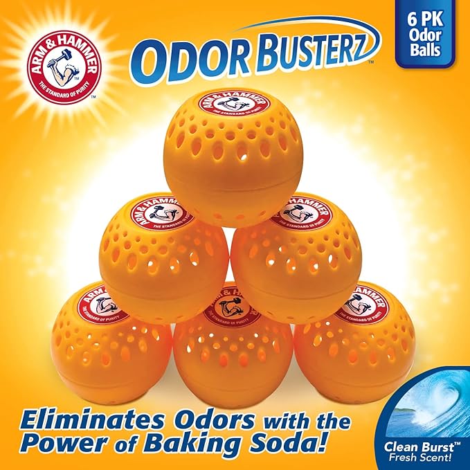 Arm & Hammer OdorBusterz® Odor Eliminator Balls, Clean Burst, Hampers & Small - Image 3