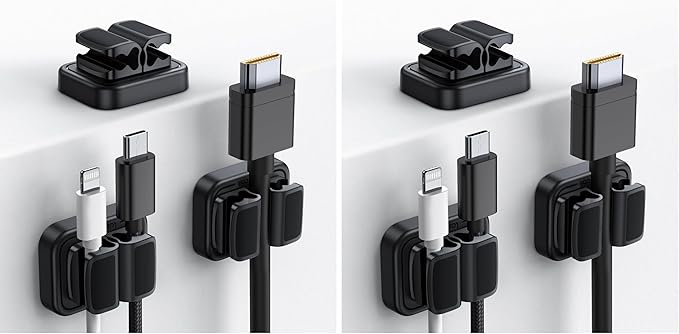 Lamicall Cord Organizer Spring Clip Holder by Lamicall