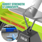 18" Pool Brush Head for Cleaning Swimming Pool Walls, Curved Ends - Image 2