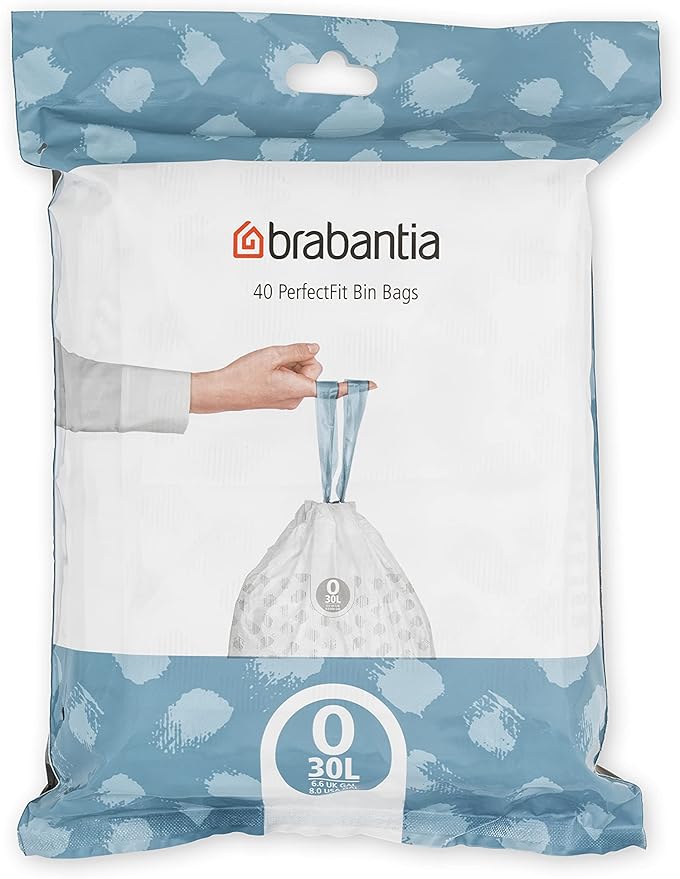 Brabantia PerfectFit Trash Bags Thick Plastic Trash Can Liners by BrabantiaUSA