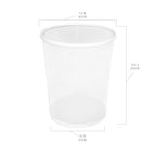 Seville Classics 2-Pack Steel Mesh Round Trashcan Wastebasket - Image 3