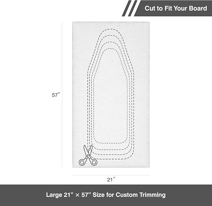 Ironing Board Padding Only, Heavy Duty Standard Ironing Board Pad Replacement - Image 6