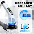 Electric Spin Scrubber, Powerful 2-Speed Cleaning Brush, IPX7 Waterproof - Image 2
