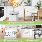 ALLCLEAN 4 Gallon Small Trash Bags, 180 Bags Unscented Small Garbage Bags - Image 3