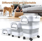 Dog Food Storage Container, 10-20 lbs Airtight Collapsible Cat Food Storage - Image 5