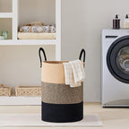 VIPOSCO Large Laundry Hamper, Tall Woven Rope Storage Basket - Image 7