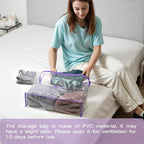 5PACK Clear Zippered Storage Bags - Image 8