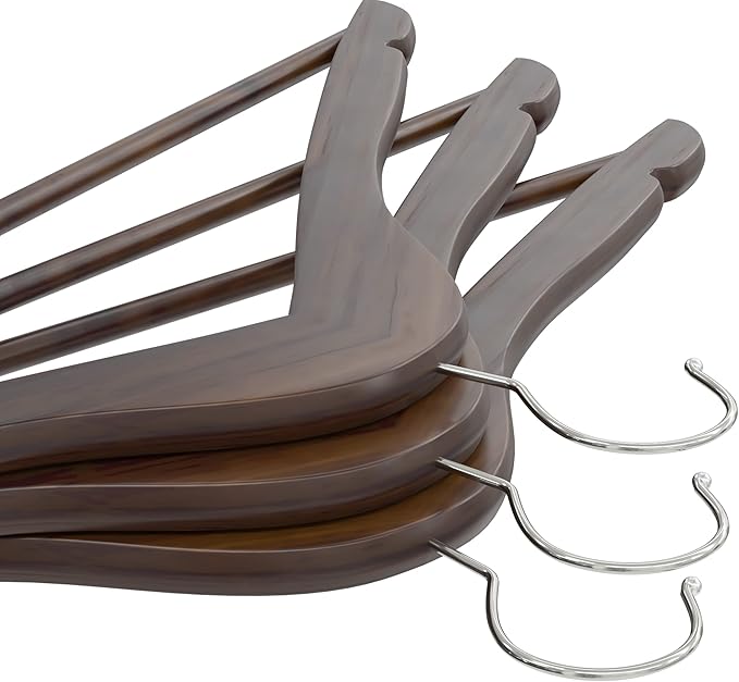 Utopia Home Premium Wooden Hangers 30 Pack - Image 6