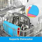 HOMEXCEL Swedish Dishcloths for Kitchen 10 Pack, Sponge Dish Cloth for Counters - Image 6