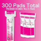 Swisspers Premium Cotton Rounds, Dual Sided Pads - Image 2