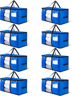 CONGREGATE 8-Pack Heavy Duty Blue Moving Bags by CONGREGATE
