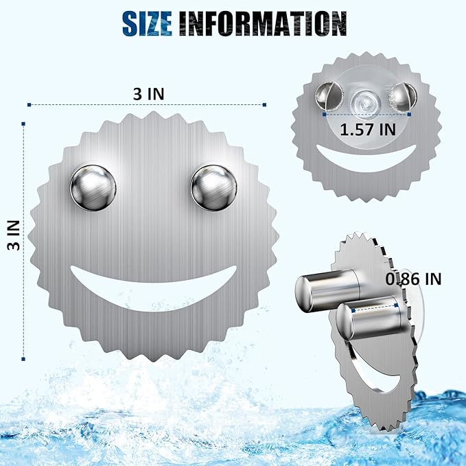 Stainless Steel Scrubber Smiley Face Dish Sponge Holder, Rv Apartment Kitchen - Image 5