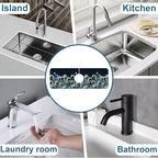 Blooming Lilies Kitchen Sink Splash Guard Faucet Mat Valley Lilies Flowers - Image 7