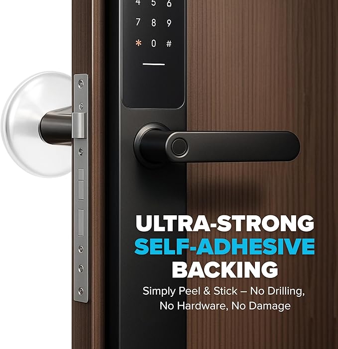 STRONGEST HOME Wall Protector for Door Knobs, 2-Inch - Image 3