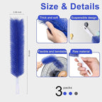 3 Pcs Fan Cleaning Brush Bendable Cobweb Duster - Image 2