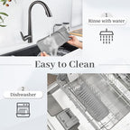 PoYang 24 Inch Faucet Mat for Kitchen Sink Splash Guard Behind Faucet, Sink - Image 9