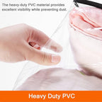 Vieshful 3 Pack Clear Storage Bags 110L Over-Sized Clothes Bags - Image 3