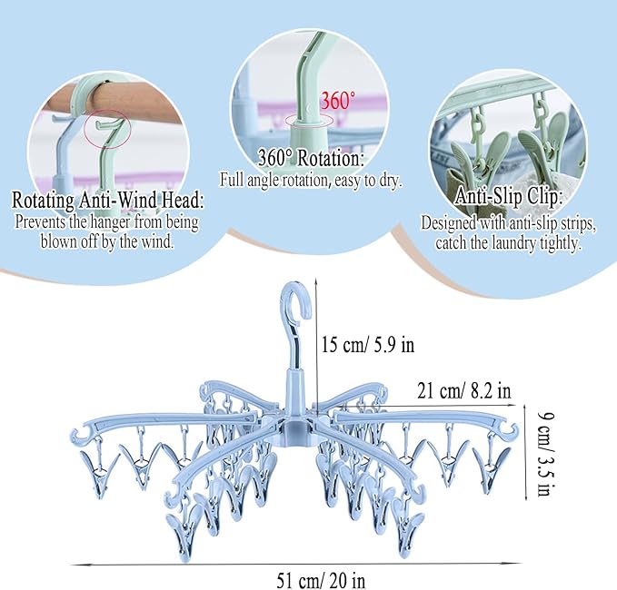2 PCS Foldable Drying Rack - Image 2