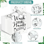 100 Pcs Disposable Hand Towels for Bathroom Paper Towels for Guests 3 Ply Wash - Image 3