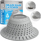 zaa Bathtub Drain Hair Catcher, Premium Silicone Shower Hair Catcher, Bathroom by zaa