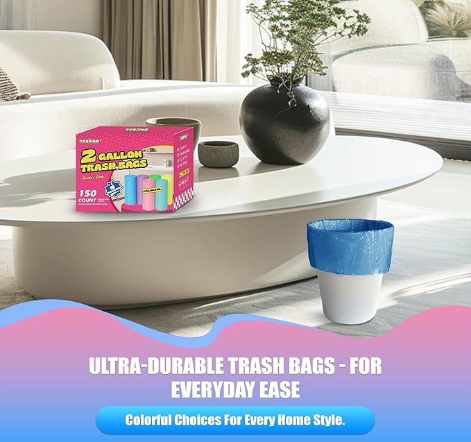 Mini Trash Bags 2 Gallon - Image 5