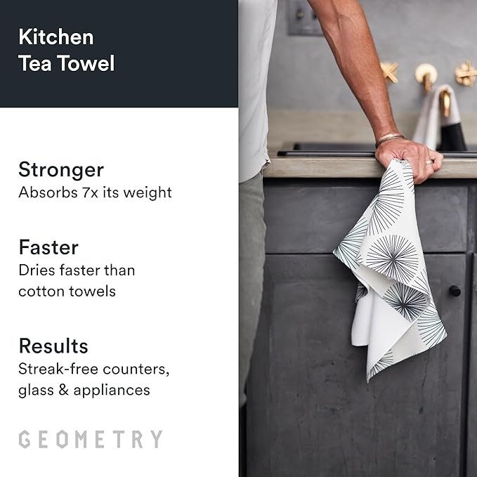 GEOMETRY Kitchen Tea Towels - Image 2