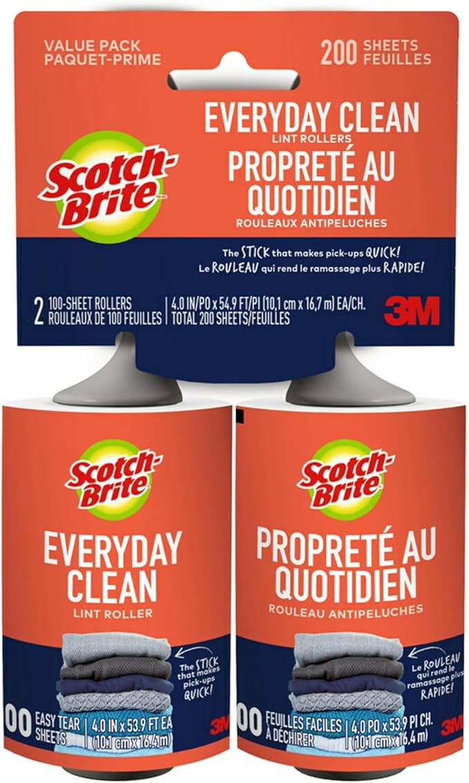 Scotch-Brite Everyday Clean Lint Roller, Lint Remover by Scotch-Brite
