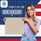 GLIMGLINT Brown Microfiber Cleaning Cloth, 12PK Reusable Cleaning Rags - Image 2